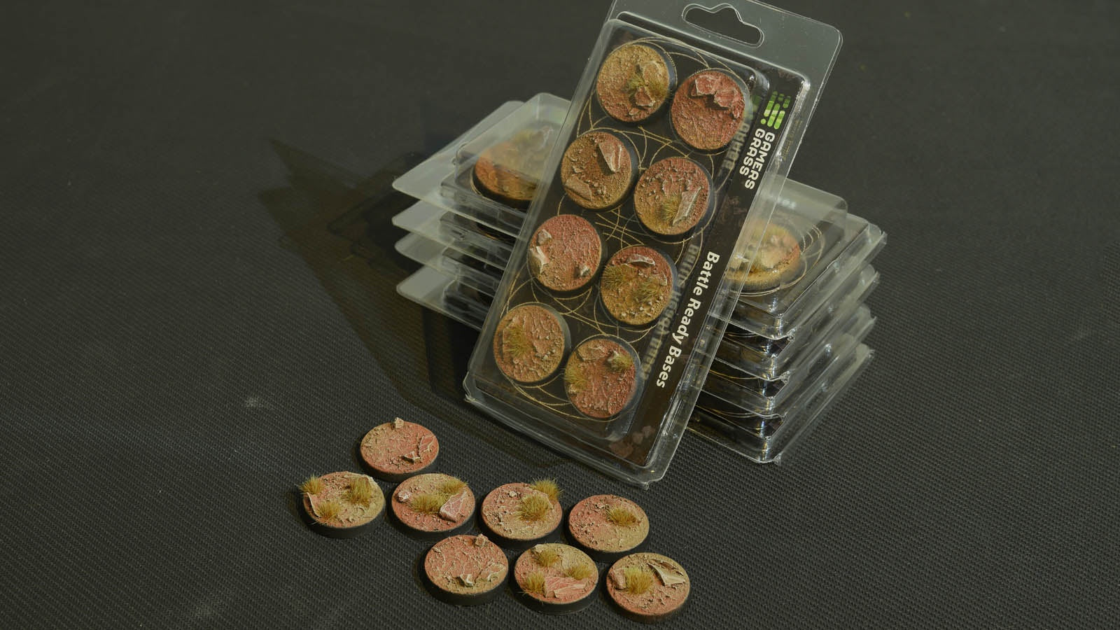 Gamers Grass: Bases: Badlands Bases (Round 32mm (x8)) - Good Games