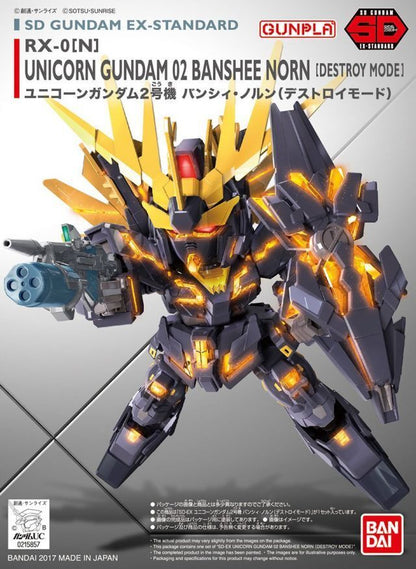Bandai SD Gundam Ex-Standard 015 Unicorn Gundam 02 Banshee Norn (Destroy Mode) - Good Games