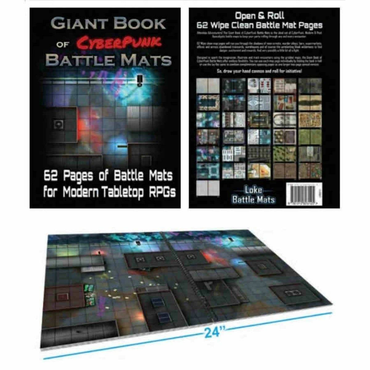 Giant Book Of CyberPunk Battle Mats - Good Games