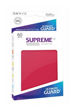 Ultimate Guard - Supreme UX Japanese Size Sleeves Red (60)