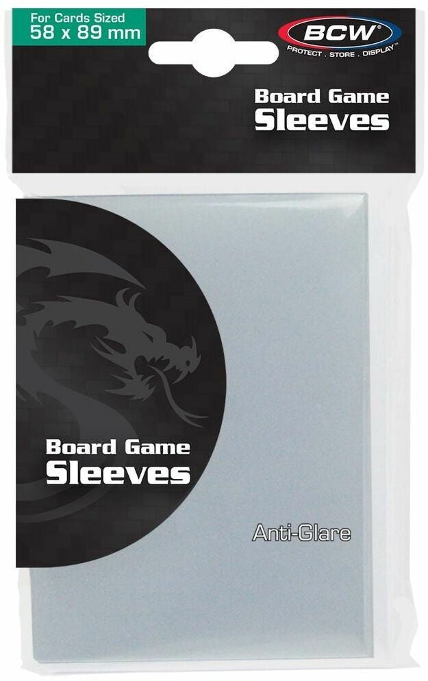 BCW Board Game Sleeves Matte Standard Chimera Clear - Good Games