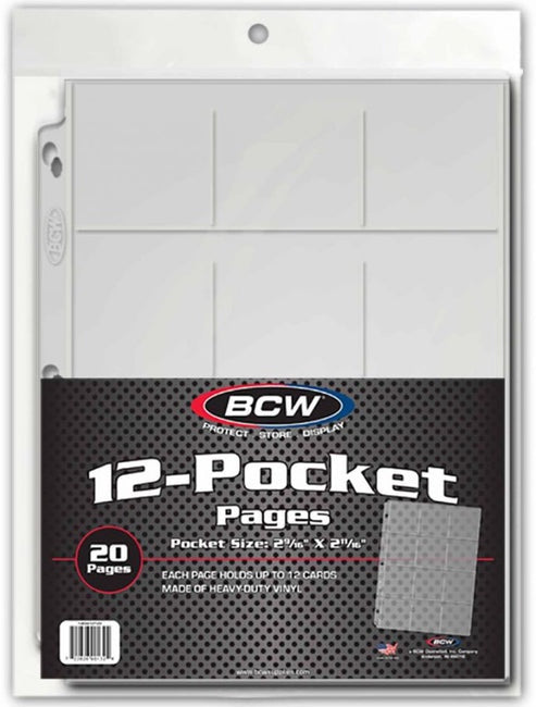 BCW 12-Pocket Pages (20)