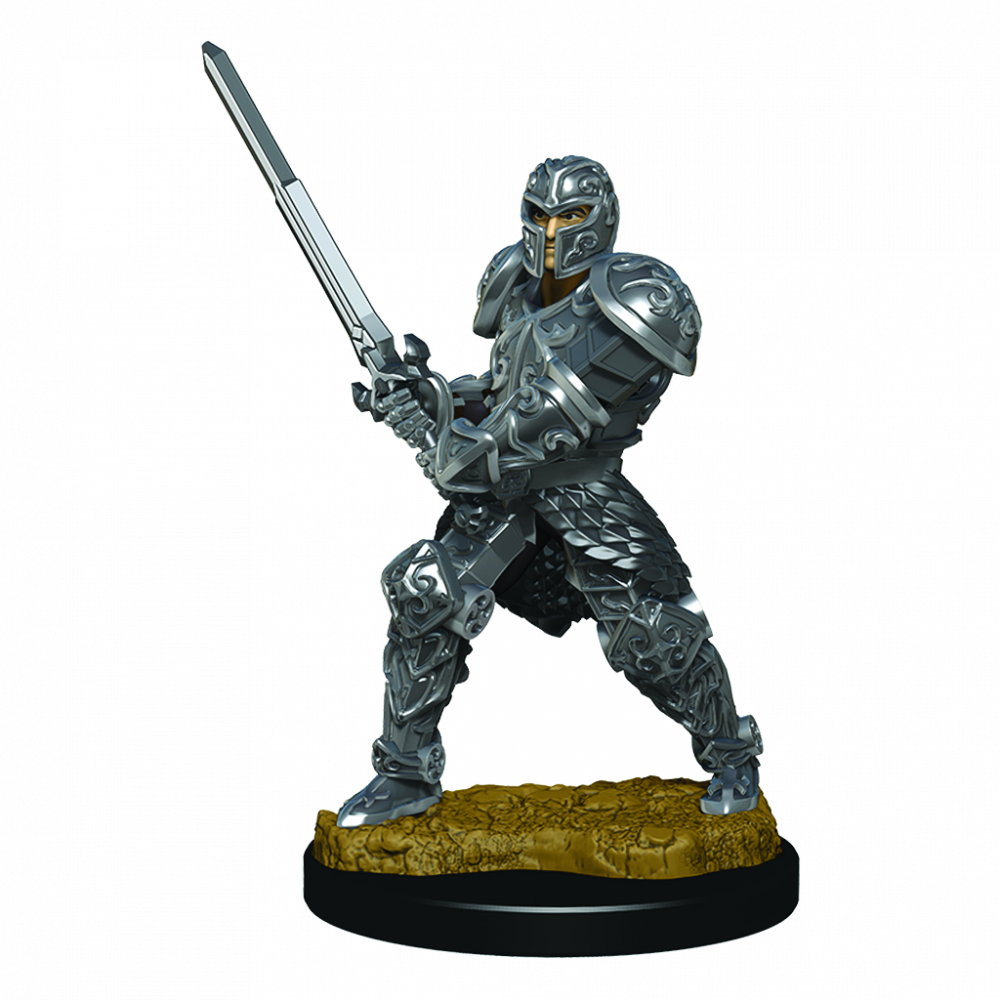 Dungeons & Dragons Premium Painted Figures Male Human Fighter - Good Games