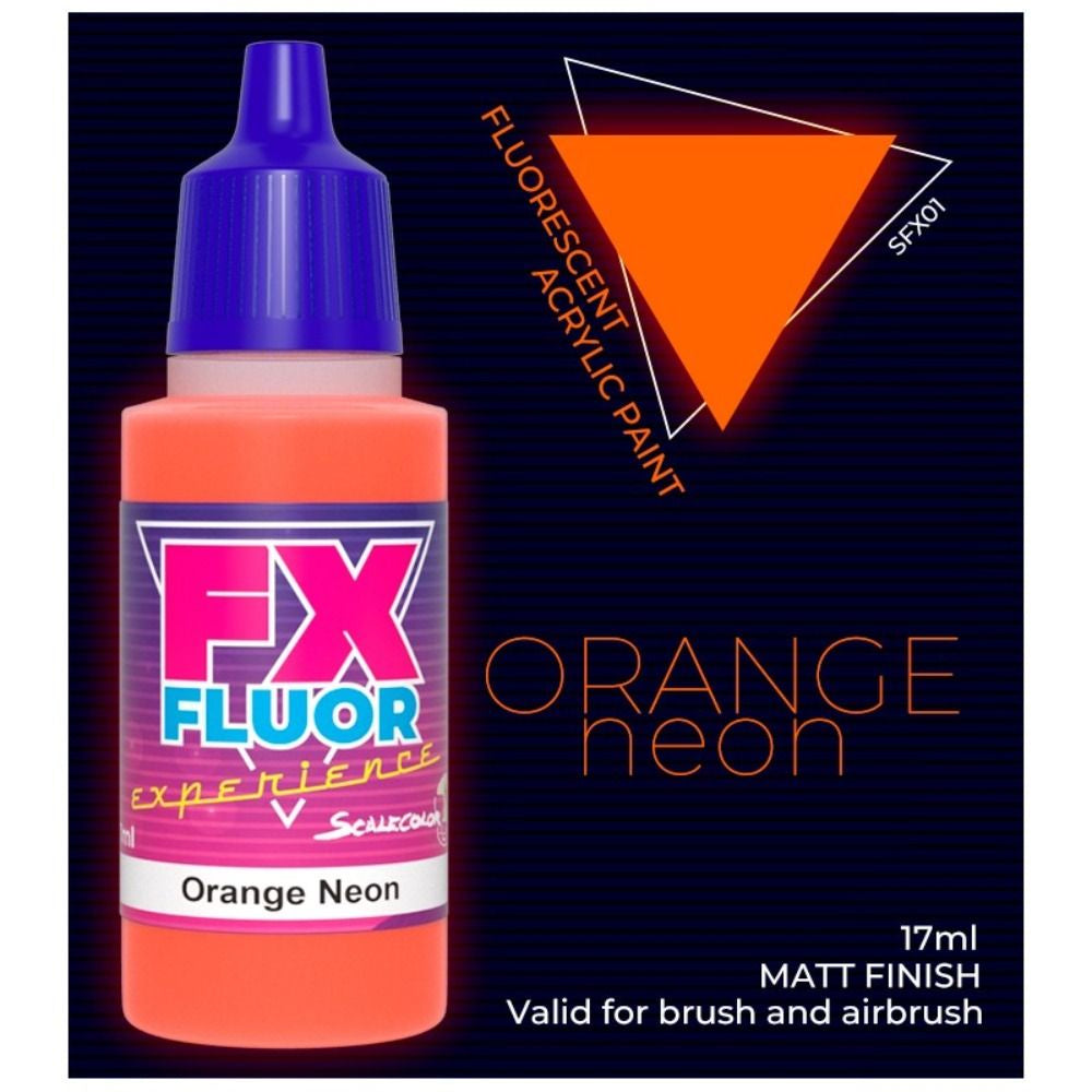 Scale 75 Scalecolor FX Orange Neon (17ml) SFX-01 Acrylic Paint - Good Games