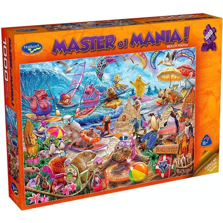 Holdson - Master Of Mania - Beach Mania 1000 Piece Jigsaw - Good Games