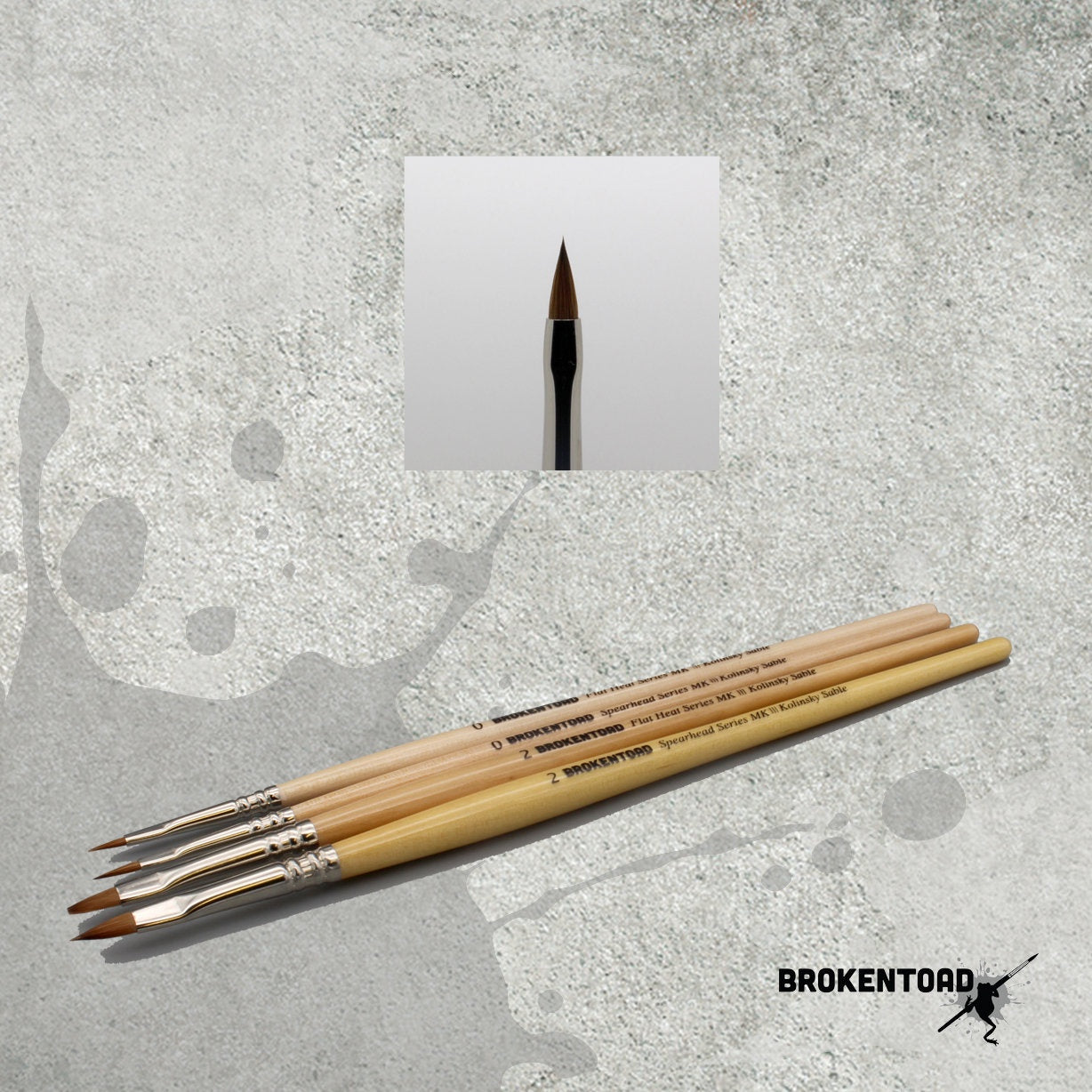 Broken Toad - Spearhead Series MK3 Brush - Size 2 - Good Games