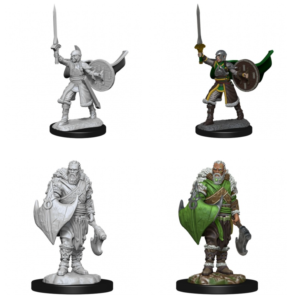 Magic: The Gathering Unpainted Miniatures Human Berserkers - Good Games