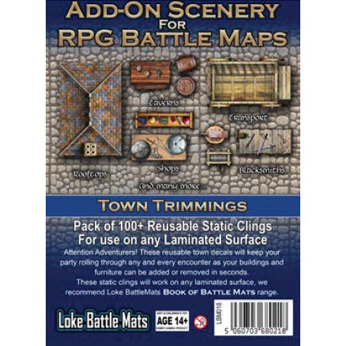 Add on Scenery for RPG Battle Maps - Town Trimmings - Good Games