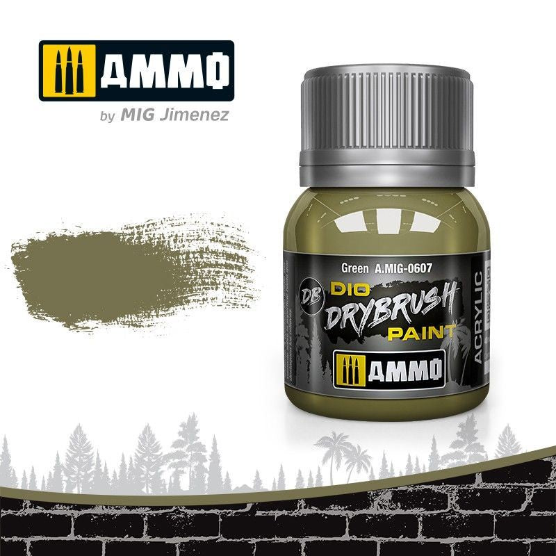 Ammo by MIG Drybrush Green - Good Games