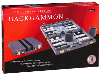 Backgammon 15 Vinyl Stitched - Good Games