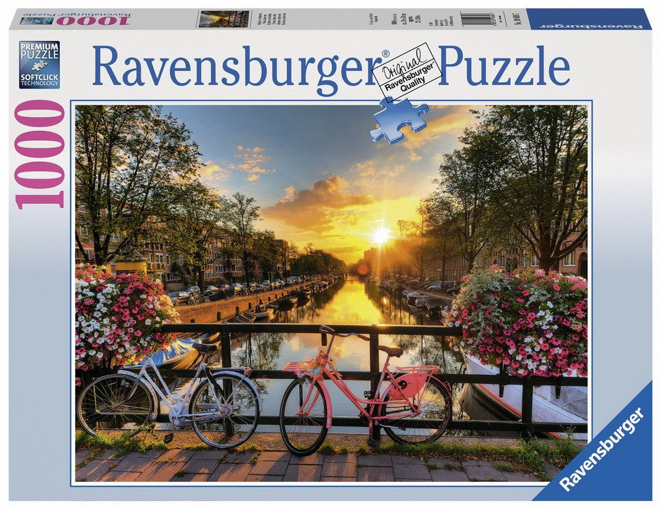 Ravensburger - Bicycles In Amsterdam - 1000 Piece Jigsaw