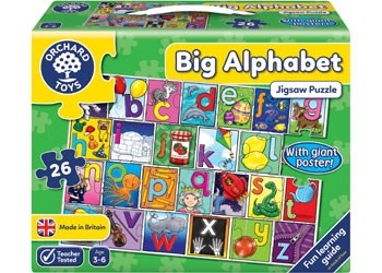 Orchard Toys - Big Alphabet 26 Piece Jigsaw And Poster - Good Games