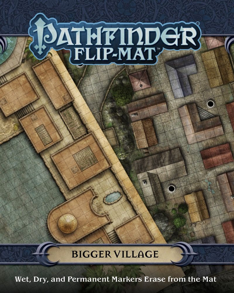 Pathfinder Flip Mat Bigger Village - Good Games
