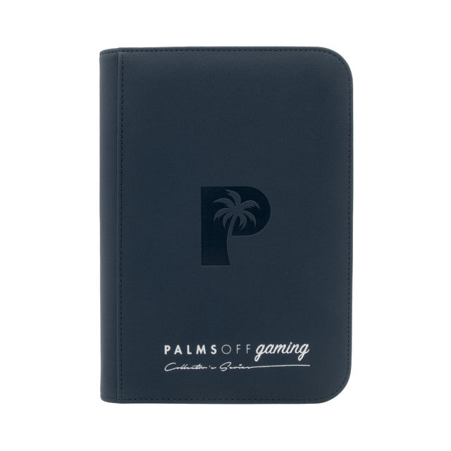 Collectors Series 4 Pocket Zip Trading Card Binder - Navy Blue