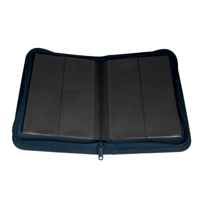 Collectors Series 4 Pocket Zip Trading Card Binder - Navy Blue - Good Games