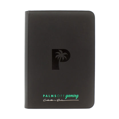 Palms Off Gaming - Limited Edition 9 Pocket Zip Trading Card Binder - Good Games
