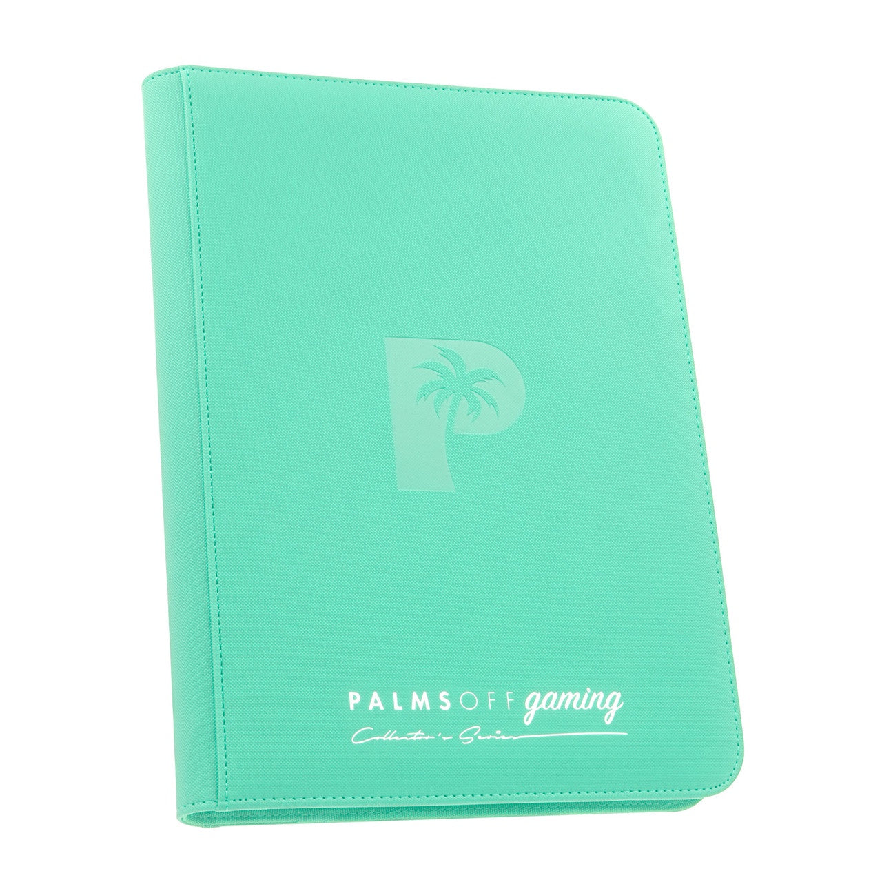 Palms Off Gaming 1st Ed Turquoise - Collectors Series 9 Pocket Zip Trading Binder - Good Games