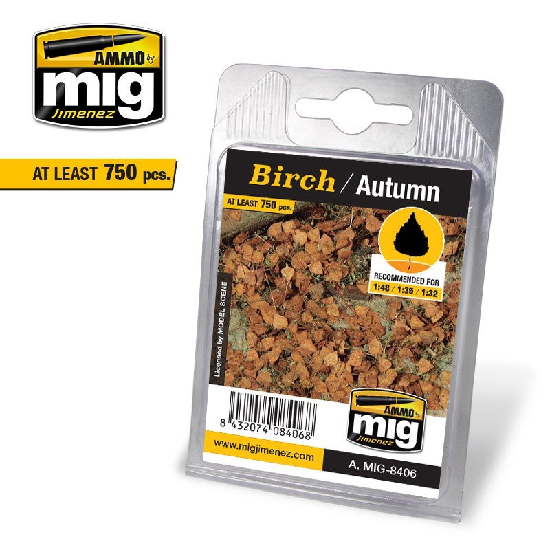 Ammo by MIG Dioramas - Leaves - Birch - Autumn - Good Games
