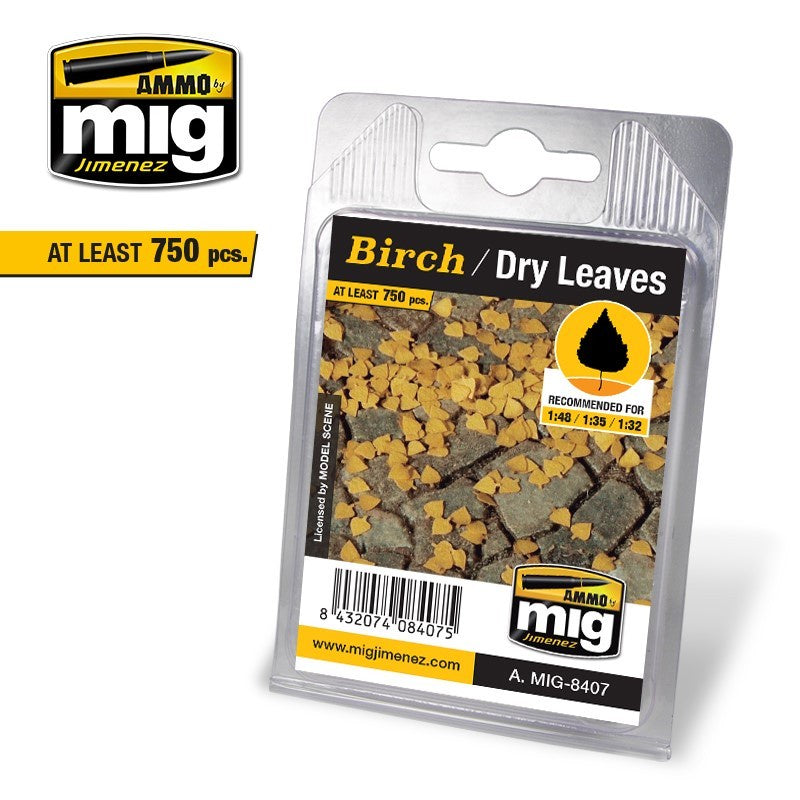 Ammo by MIG Dioramas - Leaves - Birch - Dry Leaves - Good Games