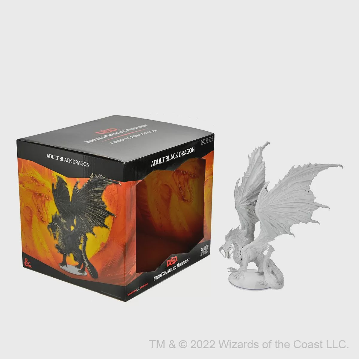 Dungeons & Dragons Nolzurs Marvelous Miniatures Adult Black Dragon - Good Games