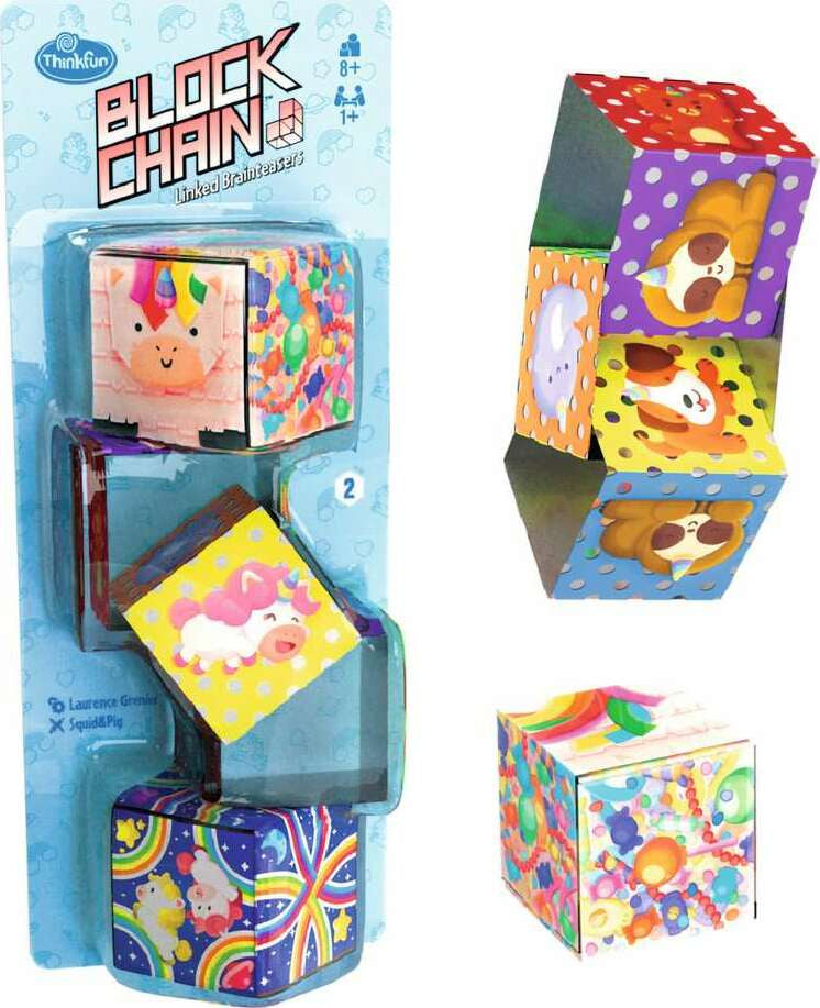 ThinkFun - Block Chain (3X3) Tiles - Good Games