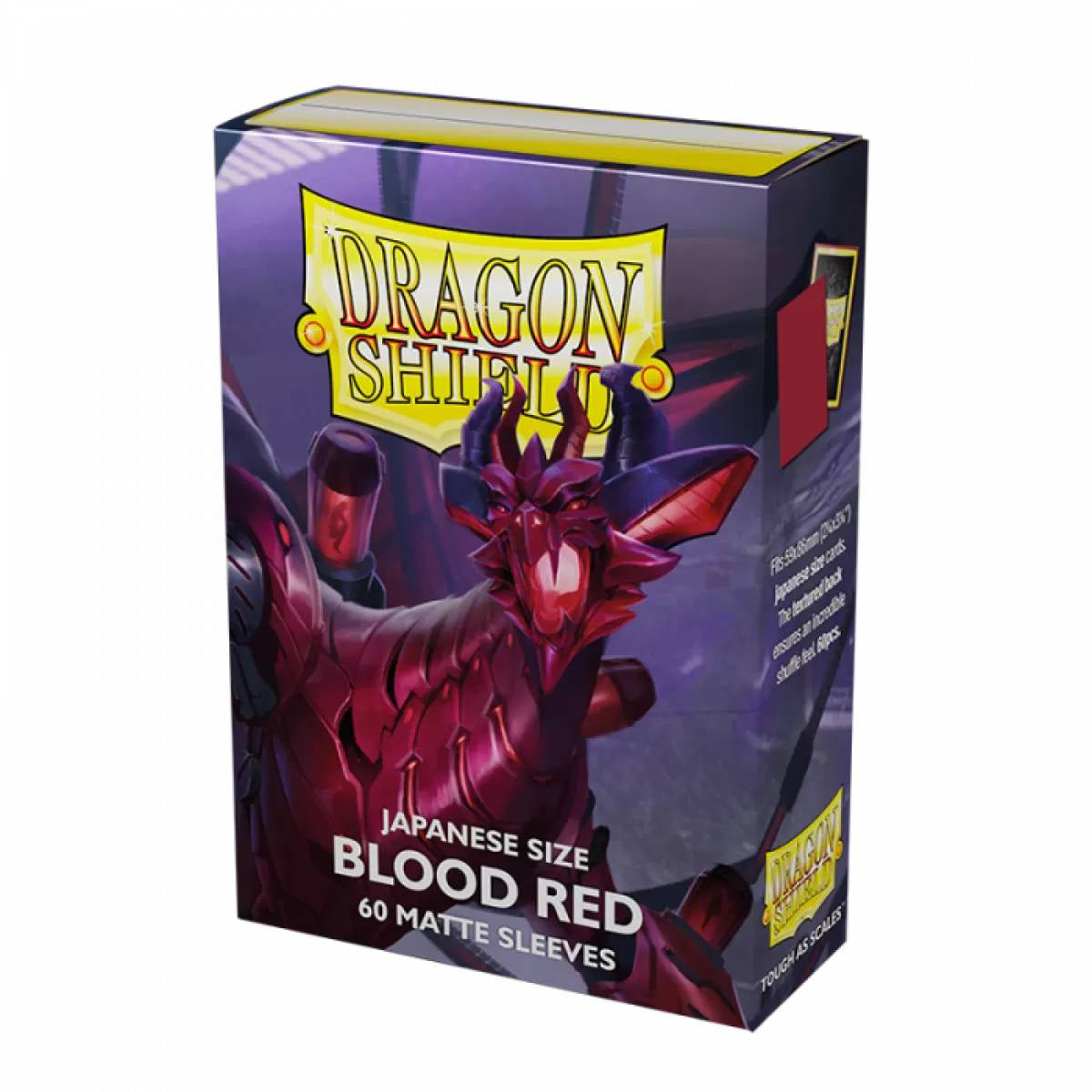 Dragon Shield - Blood Red Matte Japanese Sleeves (60) - Good Games