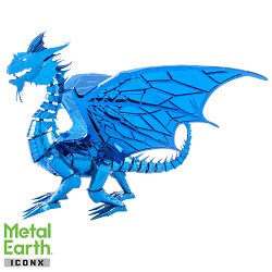 Metal Earth ICONX- Blue Dragon - Good Games