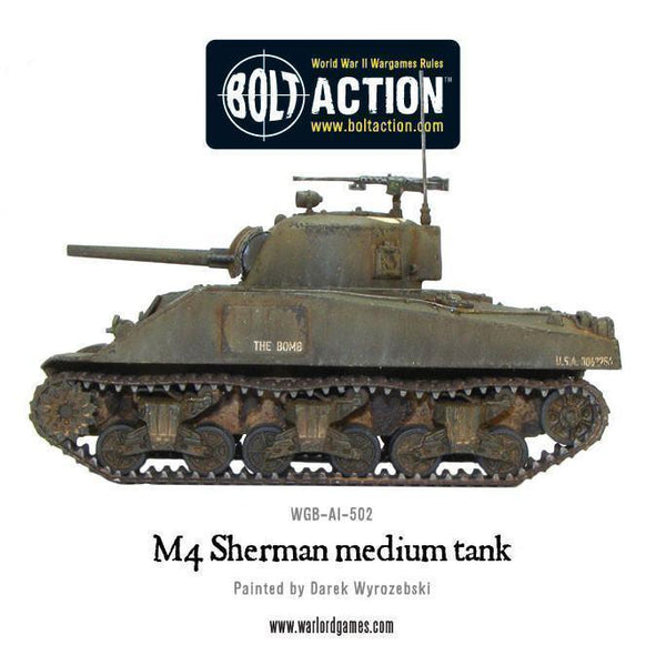 Bolt Action- M4 Sherman (75) Plastic Box Set - Good Games