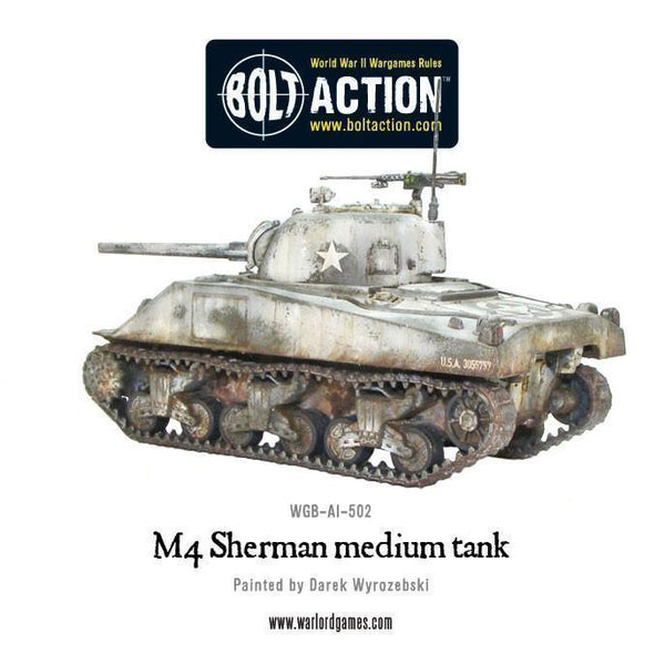 Bolt Action- M4 Sherman (75) Plastic Box Set - Good Games