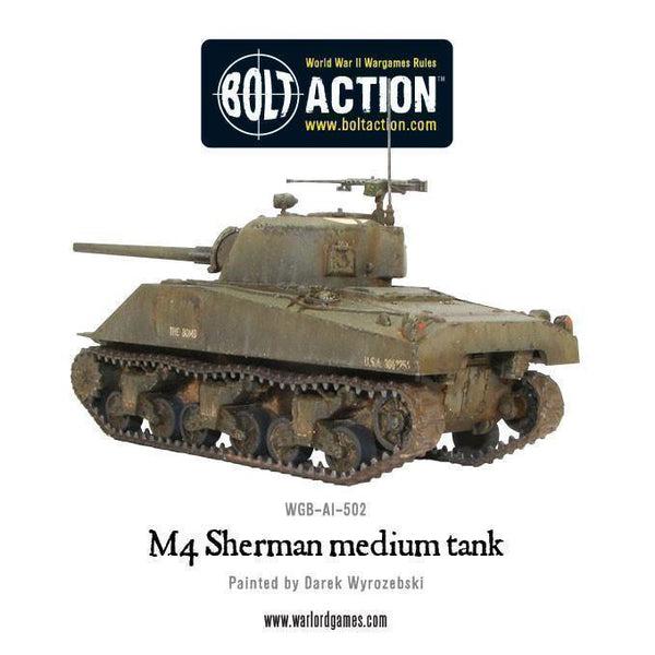 Bolt Action- M4 Sherman (75) Plastic Box Set - Good Games