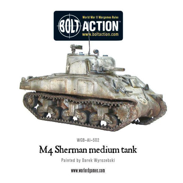 Bolt Action- M4 Sherman (75) Plastic Box Set - Good Games
