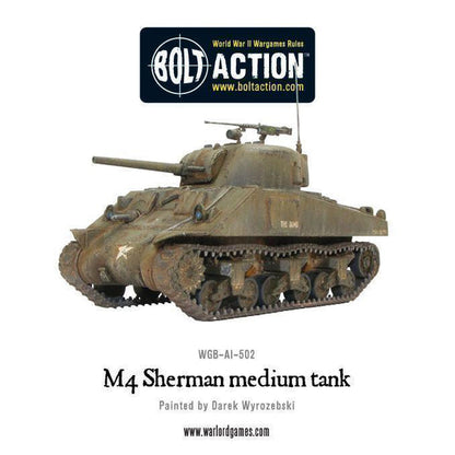 Bolt Action- M4 Sherman (75) Plastic Box Set - Good Games