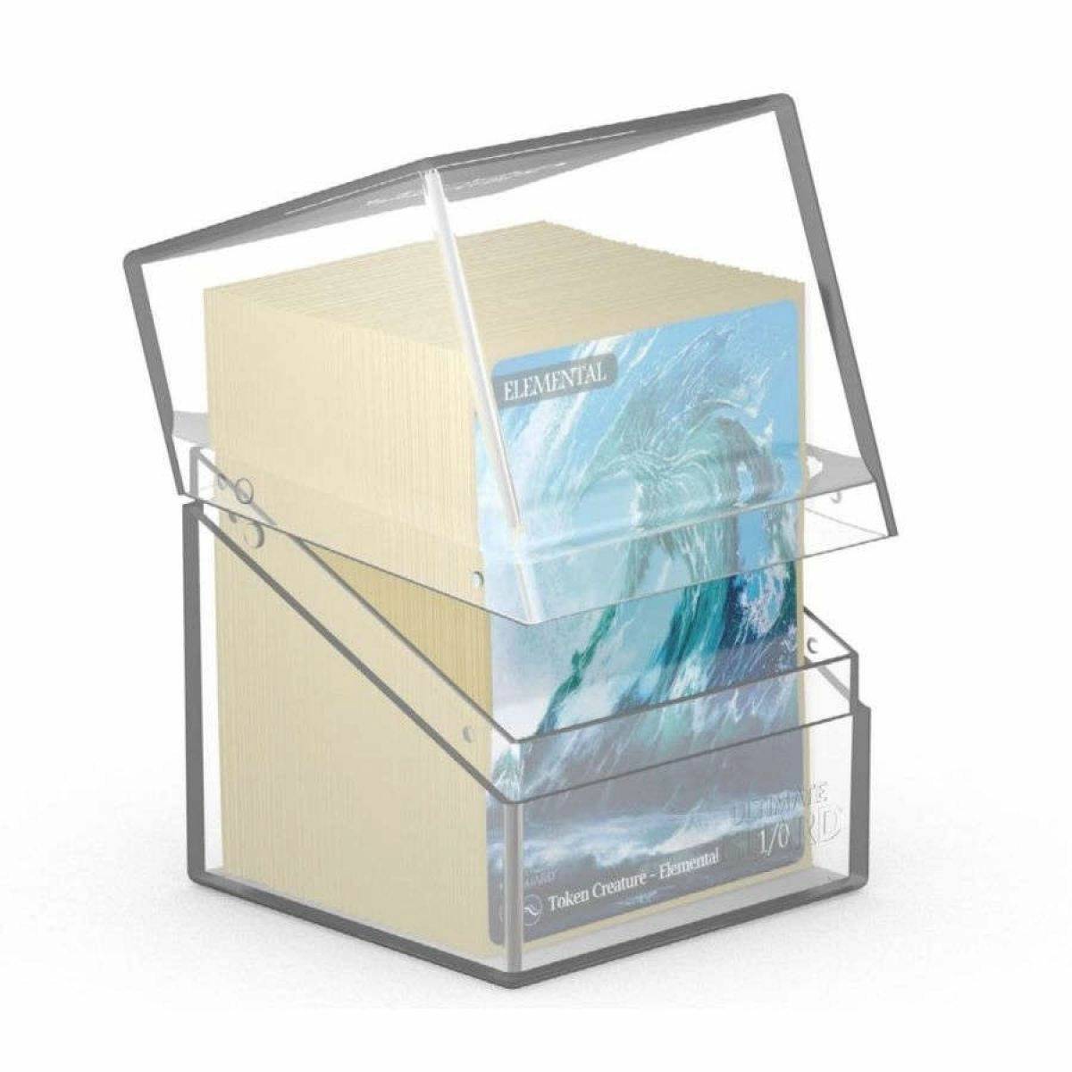 Ultimate Guard - Boulder Deck Case 100+ Standard Size Clear Deck Box - Good Games