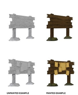 Deep Cuts Unpainted Miniatures Bounty Board - Good Games