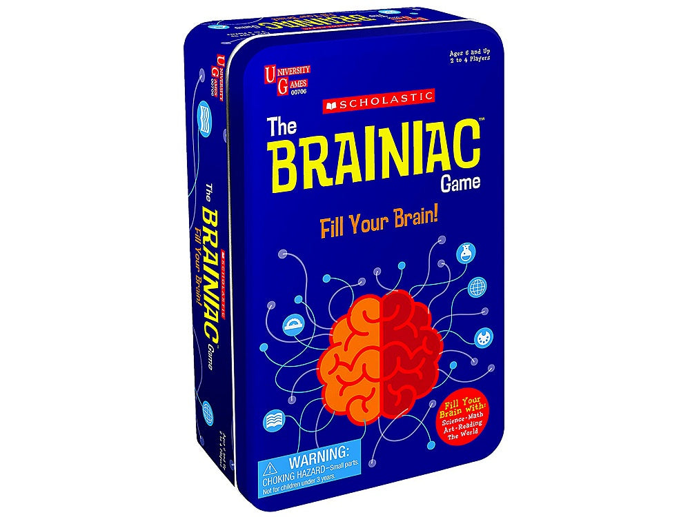 Scholastic Braniac Tin