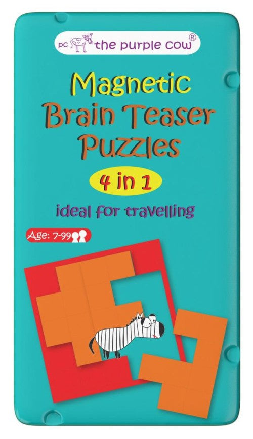 Magnetic Games Tin Brain Teaser Puzzles 4 in 1 - Good Games
