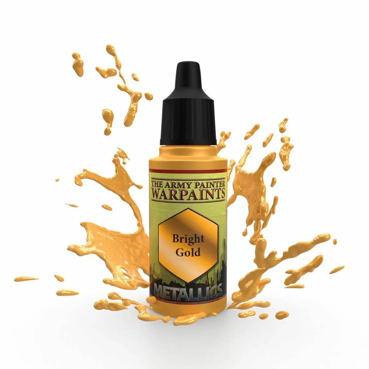 Army Painter Metallics - Bright Gold Acrylic Paint 18ml - Good Games