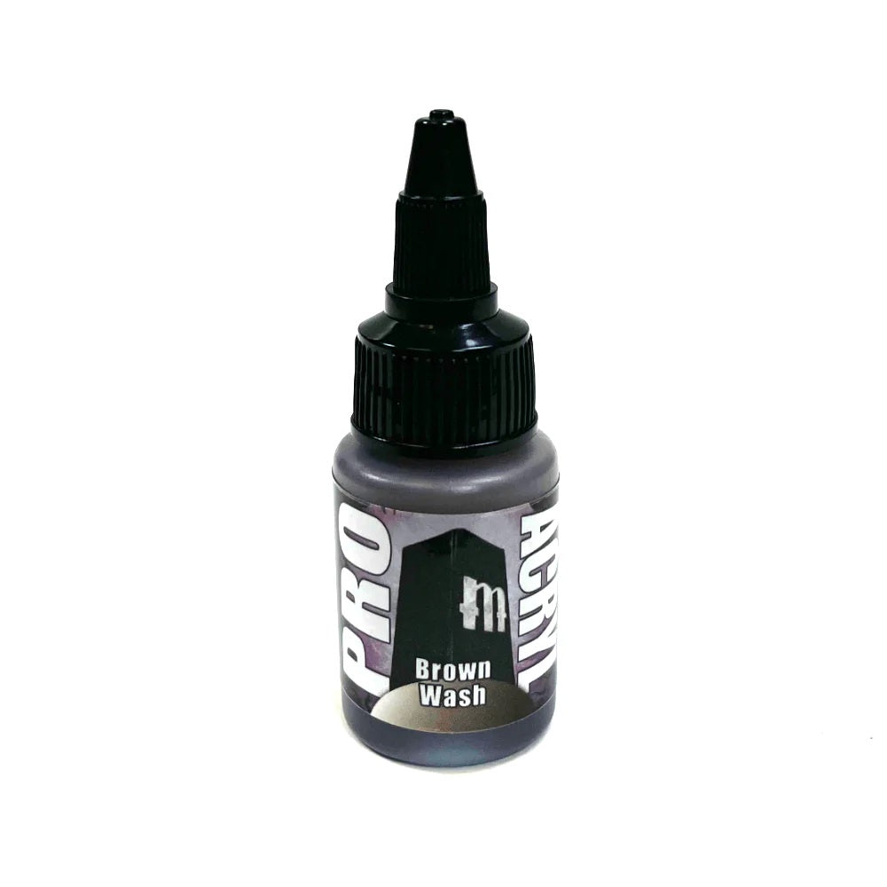 Monument Pro Acryl Paint Washes - Brown Wash 22ml - Good Games