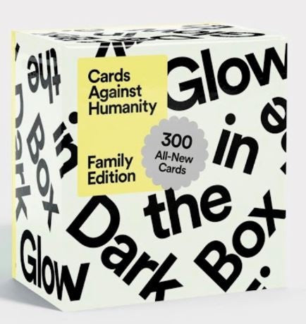 Cards Against Humanity Family Edition First Expansion Glow In The Dark Box - Good Games