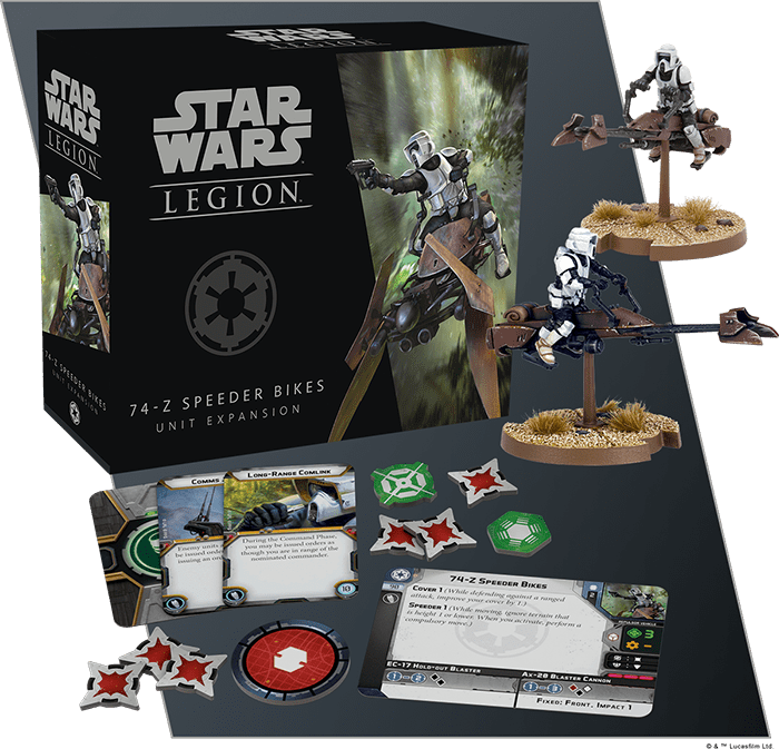 Star Wars Legion 74-Z Speeder Bikes Imperial Expansion - Good Games