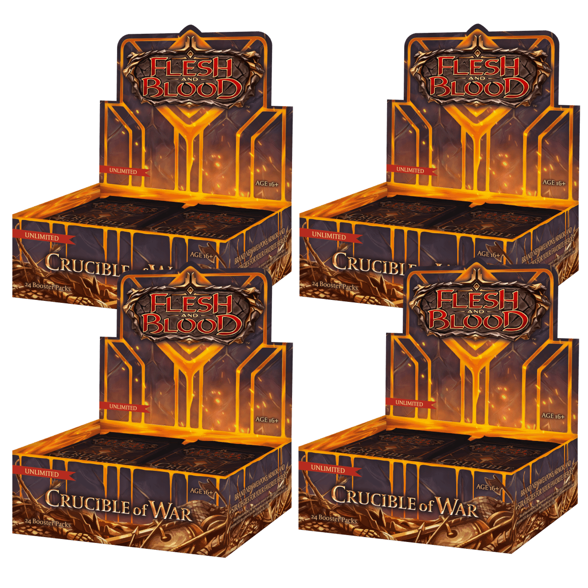 Flesh and Blood TCG - Crucible of War Unlimited Booster Box