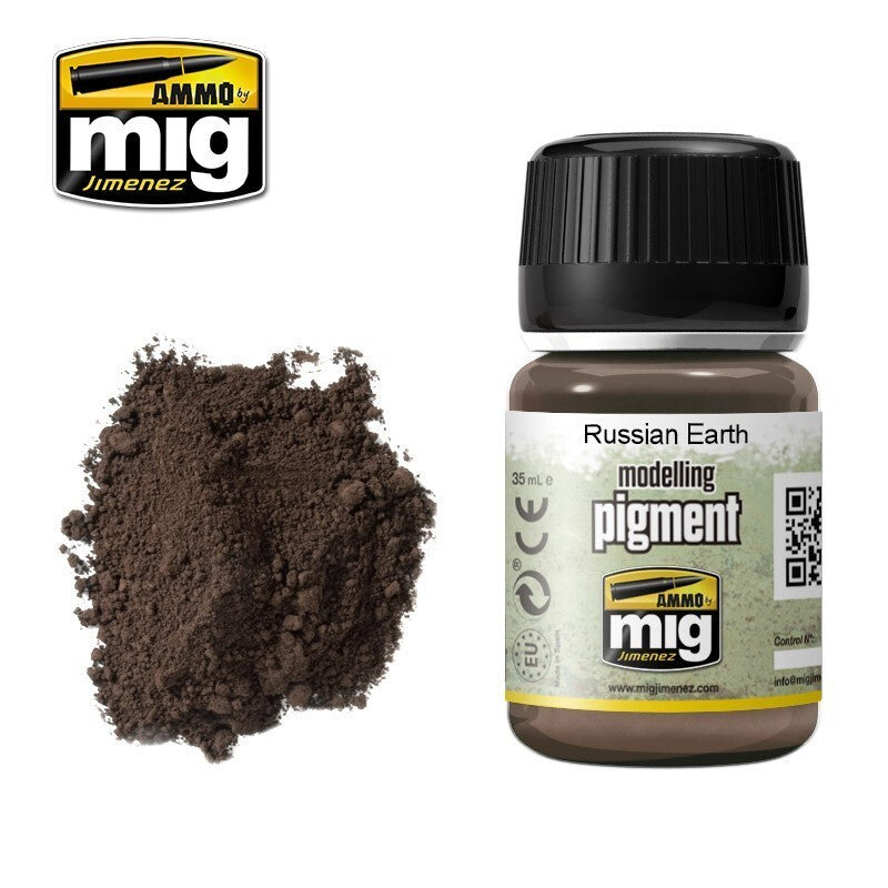 Ammo by MIG Pigments Russian Earth 35ml - Good Games