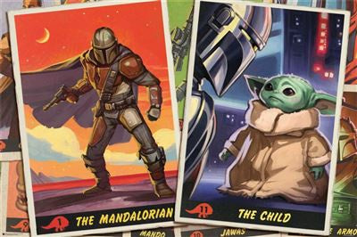 Star Wars - The Mandalorian - Trading Cards Poster - Good Games