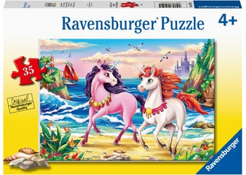 Ravensburger - Beach Unicorns 35 Piece Jigsaw - Good Games