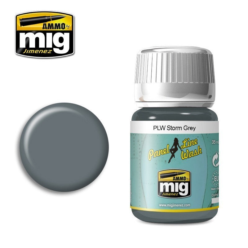 Ammo by MIG Panel Line Wash Storm Grey 35ml - Good Games