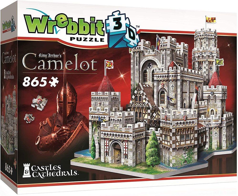 Wrebbit - King Arthurs Camelot 865 Piece 3D Jigsaw - Good Games