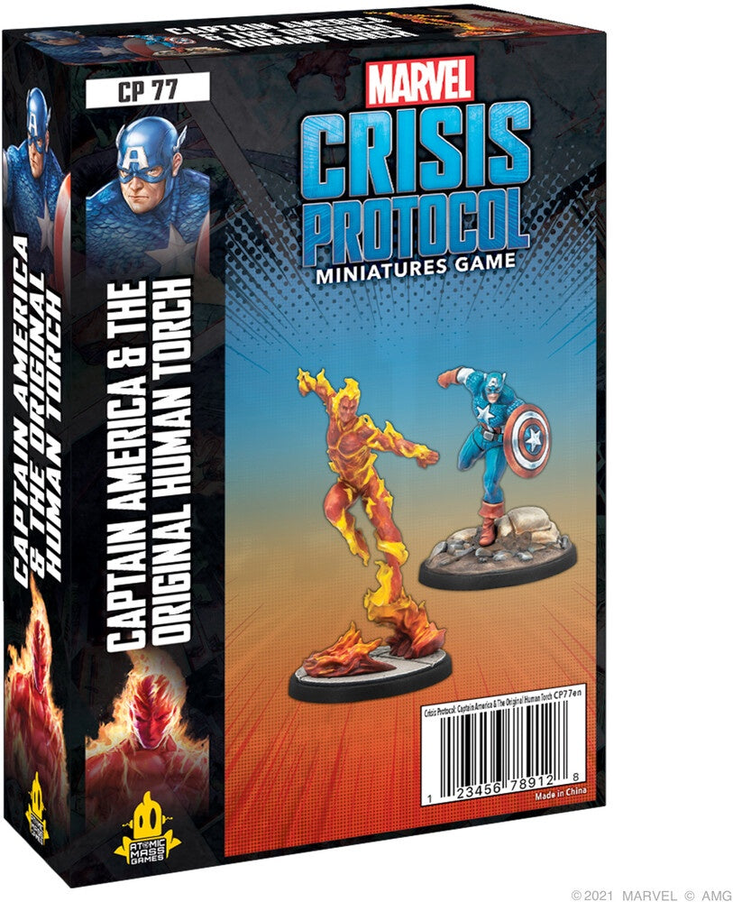 Marvel: Crisis Protocol - Captain America And The Original Human Torch