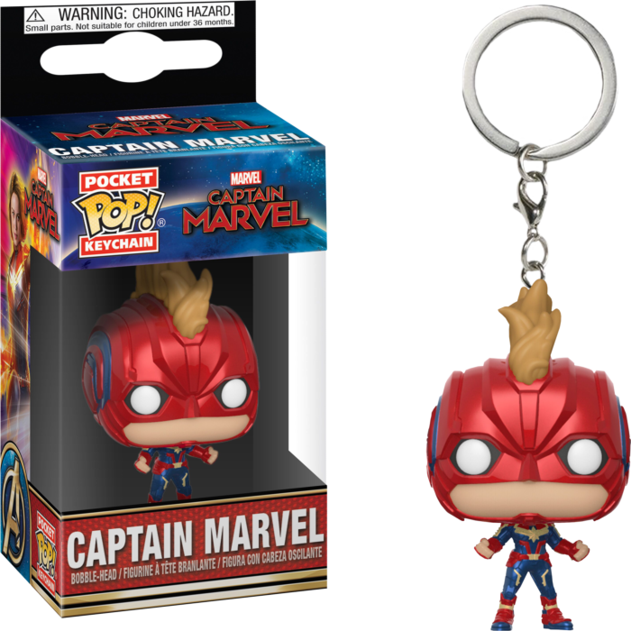 Captain Marvel (2019) - CMarvel Mask Pop! Keychain - Good Games