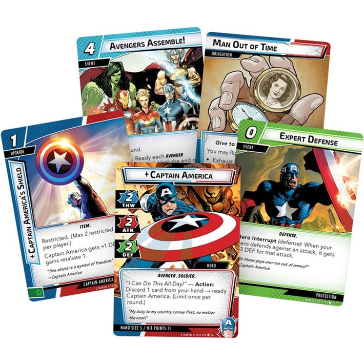 Marvel Champions - The Card Game - Captain America Hero Pack - Good Games