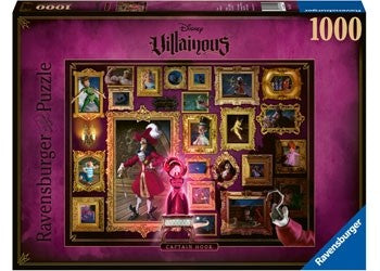 Ravensburger - Villainous Captain Hook - 1000 Piece Jigsaw - Good Games